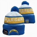 2024 San Diego Chargers blue white yellow NFL Sports Cuffed Knit Hats