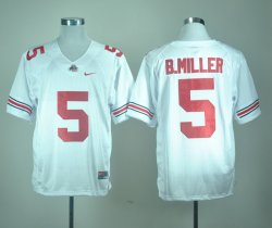 Nike Ohio State Buckeyes Baxton Miller 5 White College Football Jersey