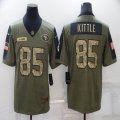 Nike 49ers #85 George Kittle green 2021 Salute to Service Limited Jersey 01