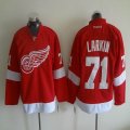 Detroit Red Wings #71 Dylan Larkin Red nhl hockey Jersey-1