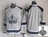 2014 stanley cup reebok Los Angeles Kings blank gray nhl Jersey