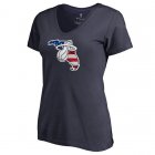 Women's Miami Heat Fanatics Branded Navy Plus Size Banner State V-Neck T-Shirt