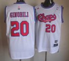 2013 Adidas San Antonio Spurs #20 Manu Ginobili White NBA Jerseys