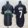 2023 World Cup Mexico #7 Julio Urias black majestic baseball jerseys 18