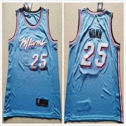 Nike Miami Heat #25 Kendrick Nunn skyblue nba basketball jersey-XD