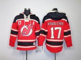 New Jersey Devils KOVALCHUK 17# Red NHL Hooded Sweatshirt