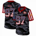 Custom Nike 49ers #97 Nick Bosa 2020 Nike Camo USA Salute to Service Limited Jersey-ZH