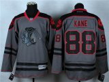 Chicago Blackhawks #88 Patrick Kane gray Ice Hockey Jersey