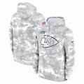 Kansas City Chiefs Nike Arctic Camo 2024 Salute to Service Club Fleece Pullover Hoodie