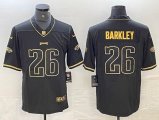 Nike Philadelphia Eagles #26 Saquon Barkley black throwback Color Rush Limited Jersey