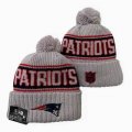 2024 New England Patriots gray red black NFL Sports Cuffed Knit Hats