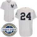 New York Yankees Robinson Cano 24# white Jersey