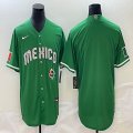 2023 World Cup Mexico blank green majestic baseball jerseys 13