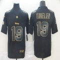 Nike Minnesota Vikings #19 Adam Thielen black gold Color Rush Limited Jersey