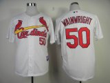 St.Louis Cardinals WAINWRIGHT 50 white MLB Jerseys