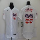 Nike New York Yankees #99 Aaron Judge White USA Flag Flexbase Authentic Collection Jersey