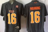 Youth New Tennesse Volunteers #16 Peyton Manning black Adidas Event Stitched NCAA Jersey