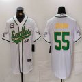 Nike Philadelphia Eagles #55 Graham white baseball jerseys Joint name-BD