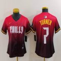 Women Nike Philadelphia Phillies #7 Trea Turner red majestic baseball jersey city version