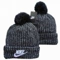 2024 Nike black Sport Cuffed Knit Hats 03