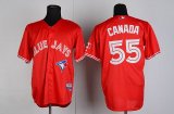 Toronto Blue Jays #55 Canada Red MLB Jerseys