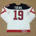 Olympic CA. #19 Jonathan Toews White 100th Anniversary Stitched NHL Jerseys