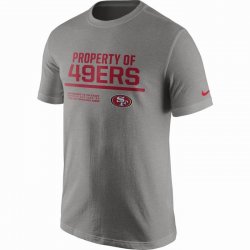 Men\'s San Francisco 49ers Nike Heathered Gray Property Of T-Shirt