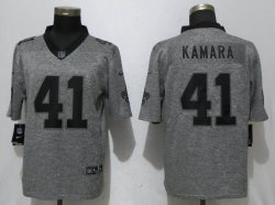 Nike Orleans Saints 41 Kamara Gray 2017 Vapor Untouchable Men Stitched Gridiron Gray Limited jersey