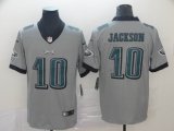 Nike Philadelphia Eagles #10 DeSean Jackson gray Color Rush Limited Jerseys Inverted version