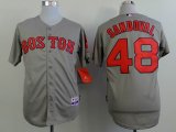 Boston Red Sox Pablo Sandoval #48 throwback gray mlb Baseball Jersey