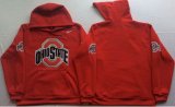 Ohio State Buckeyes Blank Red NCAA Hooded Sweatshirt