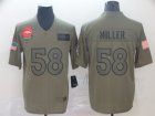 Denver Broncos #58 Von Miller Nike Camo 2019 Salute to Service Limited Jersey