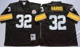 Pittsburgh Steelers Franco Harris 32# black Jersey