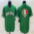 2023 World Cup Mexico blank Green majestic baseball jerseys 04