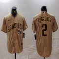 Nike San Diego Padres #2 Xander Bogaerts beige majestic baseball jerseys 01