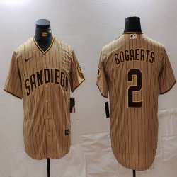 Nike San Diego Padres #2 Xander Bogaerts beige majestic baseball jerseys