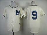 2014 Milwaukee Brewers SEGURA 9 beige MLB Jerseys