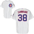 Chicago Cubs Carlos Zambrano 38# white jersey