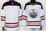 Adidas Edmonton Oilers blank white nhl hockey jersey