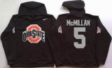 Ohio State Buckeyes Black #5 McMILLAN NCAA Hooded Sweatshirt