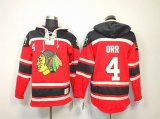 Chicago Blackhawks ORR 4# Red NHL Hooded Sweatshirt