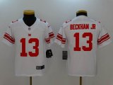 Kid New York Giants #13 Odell Beckham Jr Nike White Color Rush Limited Jersey