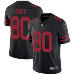 San Francisco 49ers #80 Jerry Rice nike black Color Rush Limited Jersey