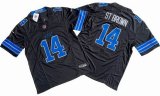 Detroit Lions #14 Ra St. Brown Nike Black 2nd Alternate Vapor F.U.S.E. Limited Jersey