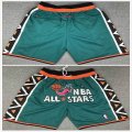 NBA All-Star green nba shorts with pocket-TY