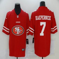 San Francisco 49ers #7 Colin Kaepernick red fashion nike Color Rush Limited Jersey