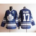 NHL Toronto Maple Leafs 17 Wendel Clark blue jerseys