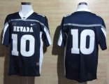 Nike Nevada Wolf Pack Colin Kaepernick 10 WAC Patch College Football Jerseys - Blue