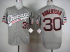 2015 Chicago White Sox #30 David Robertson gray mlb baseball jersey