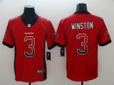 Buccaneers #3 Jameis Winston red drift nike Color Rush Limited Jersey